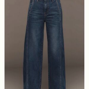 Anthropologie Dark Blue Flare Jeans